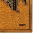Solid wood frame corner and Arconiz maker's label - WA-FSP-RED-5050-034
