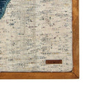 Solid wood frame corner and Arconiz maker's label - WA-FSH-TEA-5050-037