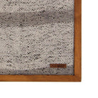 Solid wood frame corner and Arconiz maker's label - WA-BUL-RED-5050-045