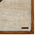 Solid wood frame corner and Arconiz maker's label - WA-MED-RED-5050-051