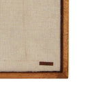 Solid wood frame corner and Arconiz maker's label - WA-FSH-RED-8855-053
