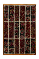 Ivory Kilim Patchwork woven wall art 28" x 41" - WA-PCH-IVO-70105-080 - Arconiz