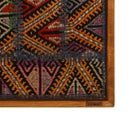 Solid wood frame corner and Arconiz maker's label - WA-TRB-NAV-7094-083